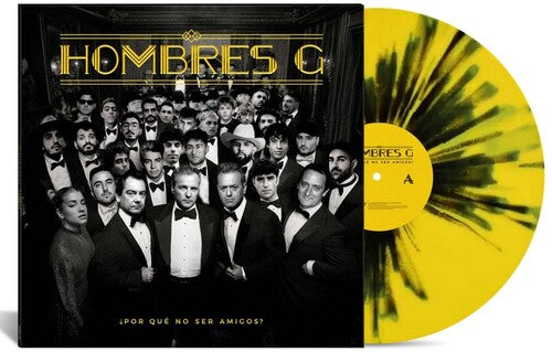 Por Que No Ser Amigos - Yellow & Black Splatter