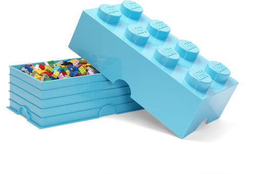 Storage Brick With 8 Knobs Azur Blue