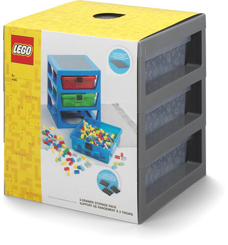Lego 3 Drawer Storage Rack Grey, Room Copenhagen, Collectibles