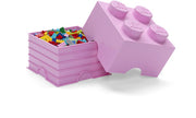 Lego Storage Brick With 4 Knobs Light Purple