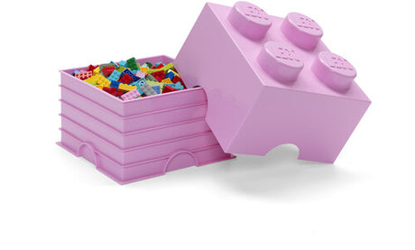 Lego Storage Brick With 4 Knobs Light Purple, Room Copenhagen, Collectibles