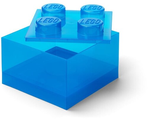 Lego Storage Brick Top Lid Translucent Blue, Room Copenhagen, Collectibles