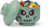 Lego Storage Head Small Green Skeleton