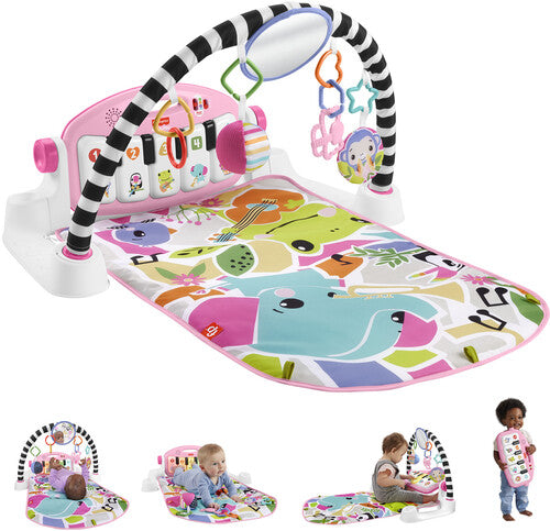 Glow And Grow Kick & Play Piano Gym Pink