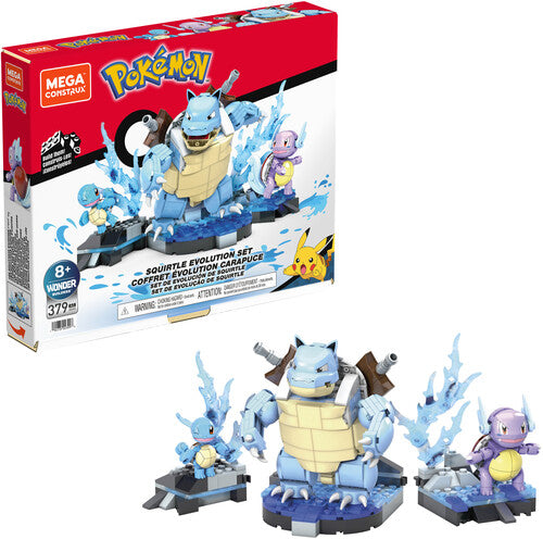 Pokemon Squirtle Evolution Set Building Toy Set