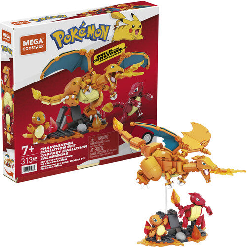 Pokemon Charmander Evolution Set Building Toy Set