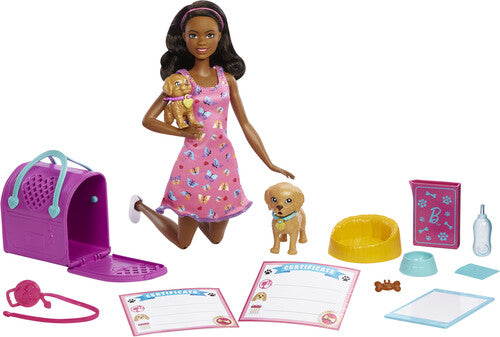 Barbie Pup Adoption Doll And Accessories