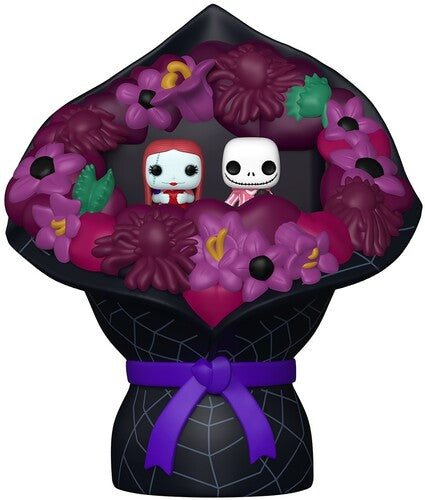Bitty Pop Bouquet Tnbc Valentines Day Jack & Sally