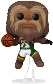Pop Nba Mascots Sonics Sasquatch