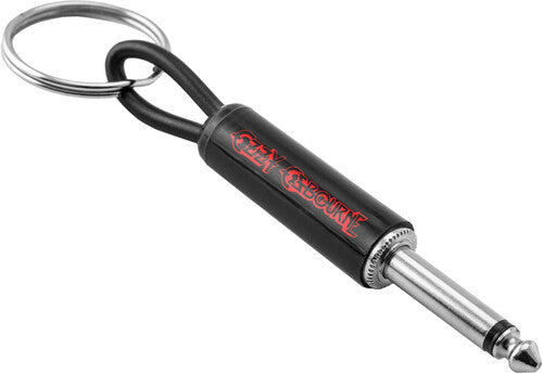 Pluginz Ozzy Red Guitar Plug Keychain Input Jack
