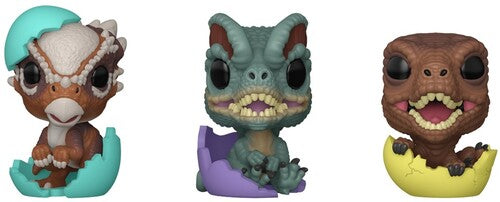 Pocket Pop Egg Jurassic Park Spring 3 Pack Dinos