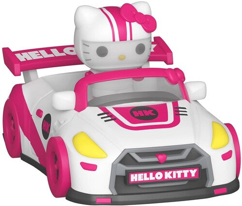 Bitty Pop Ride Sanrio Racecar With Hello Kitty