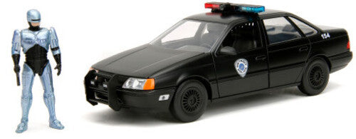 1:24 86 Ford Taurus Chrome W/ Robocop Figure