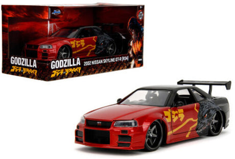 1:24 Hwr Godzilla - '02 Nissan Skyline Gt-R - (Veh, 1:24 Hwr Godzilla - '02 Nissan Skyline Gt-R - (Veh, Collectibles