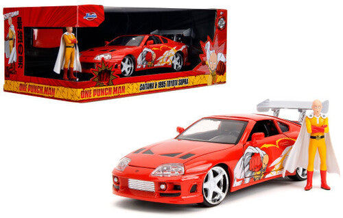 1:24 One Punch Man - '95 Toyota Supra W/Fig (4Pc)