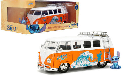 1:24 Hwr - '61 Vw Bus W/Stitch (4Pc)