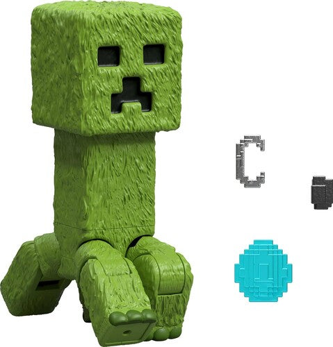 Minecraft 4In Creeper Figure With Accessories