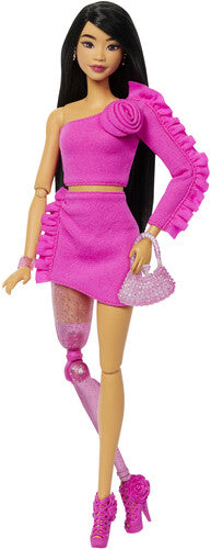 Barbie Dlx Style Black Hair Glittery Prosthetic, Barbie Deluxe Style, Collectibles