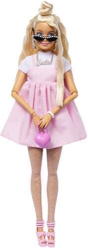 Barbie Dlx Style Blond In Top Knot Pink Pastel, Barbie Deluxe Style, Collectibles