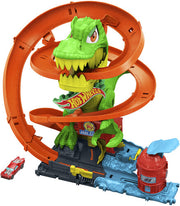 Hot Wheels City T Rex Vs Fire Station