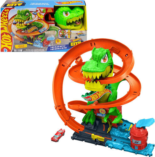 Hot Wheels City T Rex Vs Fire Station, Hot Wheels City, Collectibles