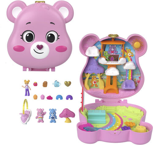 Polly Pocket X Care Bear Dolls Compact Playset