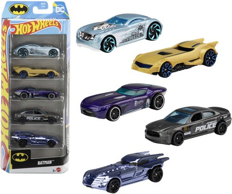 Hot Wheels 164 Batman 5 Pack, Hot Wheels, Collectibles