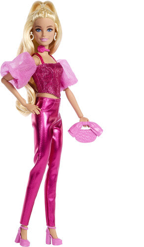 Barbie Dlx Style Blonde Hair Pink Metallic, Barbie Deluxe Style, Collectibles