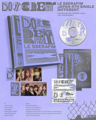 Different (Limited Edition A), Le Sserafim, CD