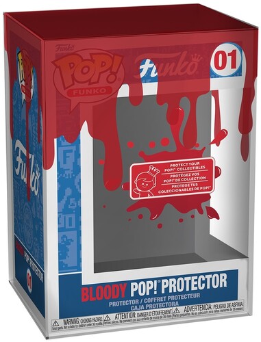 Printed Pop Protector Dripping Red Blood