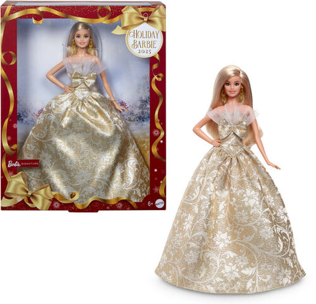 Barbie Holiday Doll 2025 Blonde, Barbie Collector, Collectibles