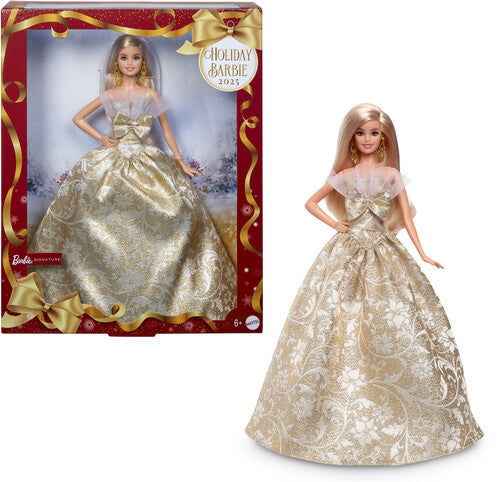 Barbie Holiday Doll 2025 Blonde, Barbie Collector, Collectibles