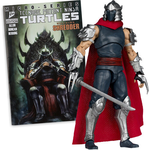 Tmnt 5In Figure With Comic Wv1 - Tmnt Shredder