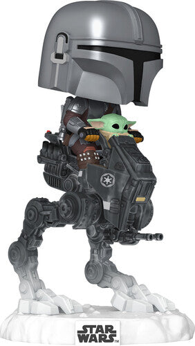 Pop Rides Dlx Star Wars Mandalorian & Grogu Pop 1