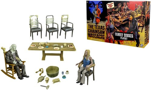 Texas Chainsaw Massacre Dinner Scene Playset