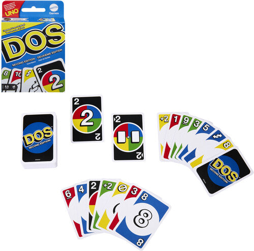 Mattel Games Uno Dos Second Edition