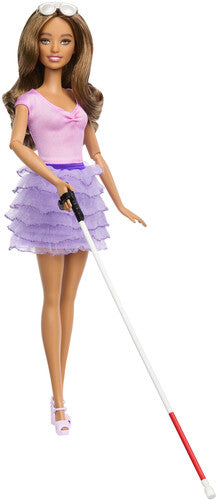 Barbie Fashionista Purple Ruffle Skirt La