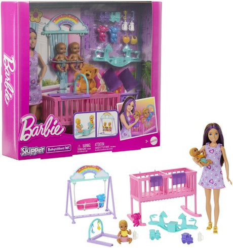 Barbie Skipper Nursery Playset Brunette, Barbie, Collectibles