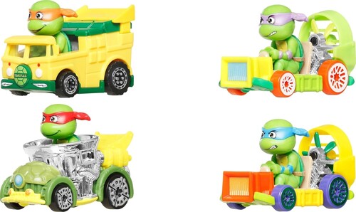 Hot Wheels Racerverse Tmnt 4Pack