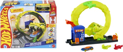 Hot Wheels City Nemesis Snake Fuel Station