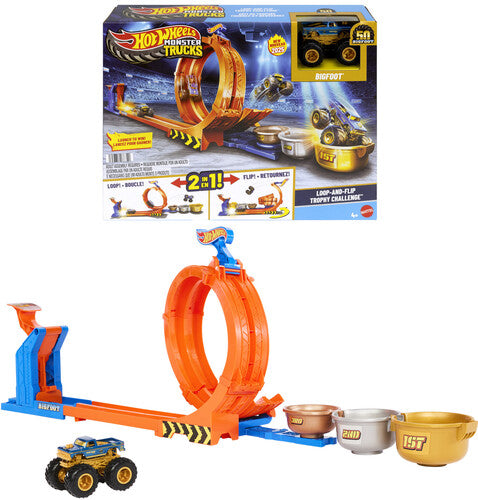 Hw Monster Trucks Loop And Flip Trophy Challenge, Hot Wheels Monster Trucks, Collectibles
