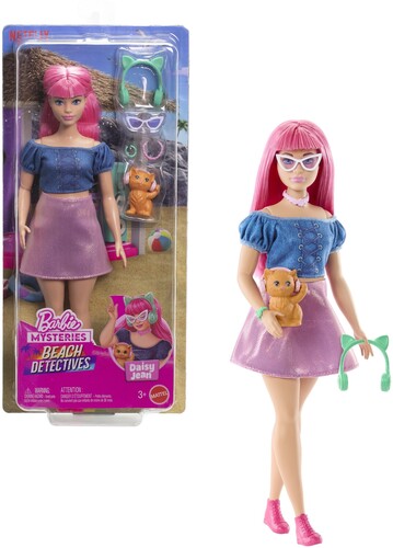 Barbie Beach Daisy Pink Hair