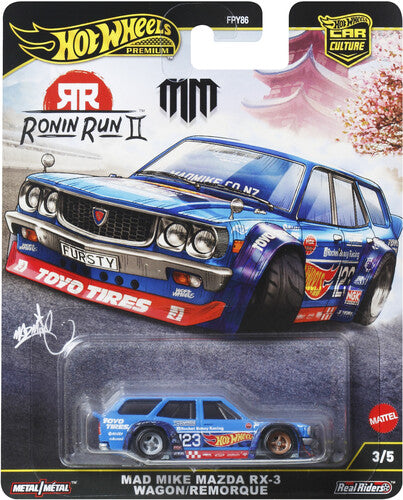 Hot Wheels Premium Mazda Rx3 Wagon Mad Mike, Hot Wheels Premium, Collectibles