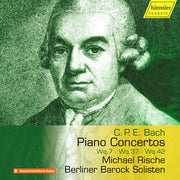 C.P.E. Bach: Pno Cons Wq. 7 Wq. 37 & Wq. 42