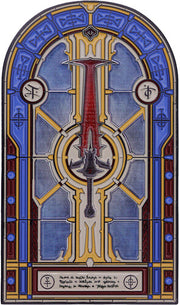 Doom Ltd Ed Crucible Sword Stained Glass Ingot