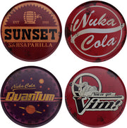 Fallout Set Of Four Metal Drinks Coasters