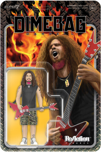 DIMEBAG DARRELL / SUPER7 -CULPRIT GUITAR ReACTION FIGURE WAVE 1 [PANTERA]