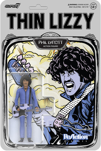 THIN LIZZY / SUPER7 - PHIL LYNOTT [JAILBREAK] ReACTION FIGURE (WAVE 2)