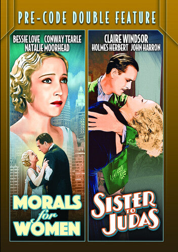 Pre-Code: Morals For Women / Sister To Judas, Pre-Code: Morals For Women / Sister To Judas, DVD