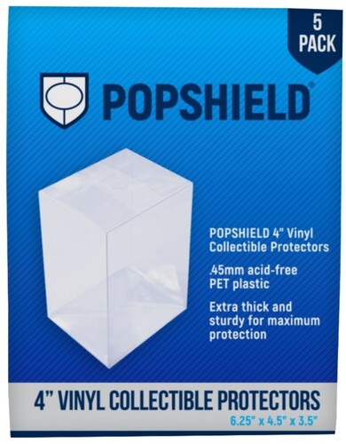 Popshield 4 Collectible Protectors 5 Pack Clear